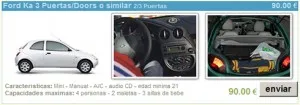 ofertas alquiler coches menorca